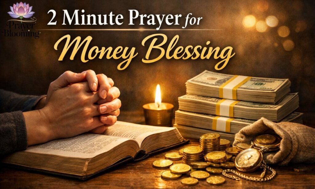 2 minute prayer for money blessing