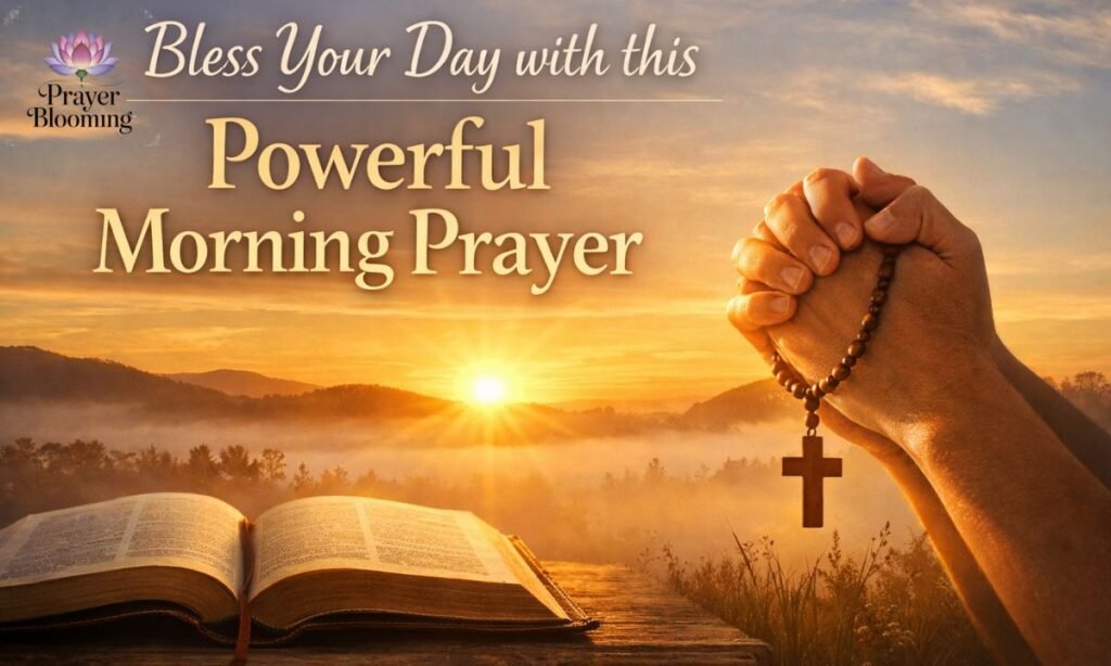 Bless your day with this powerful morning prayer