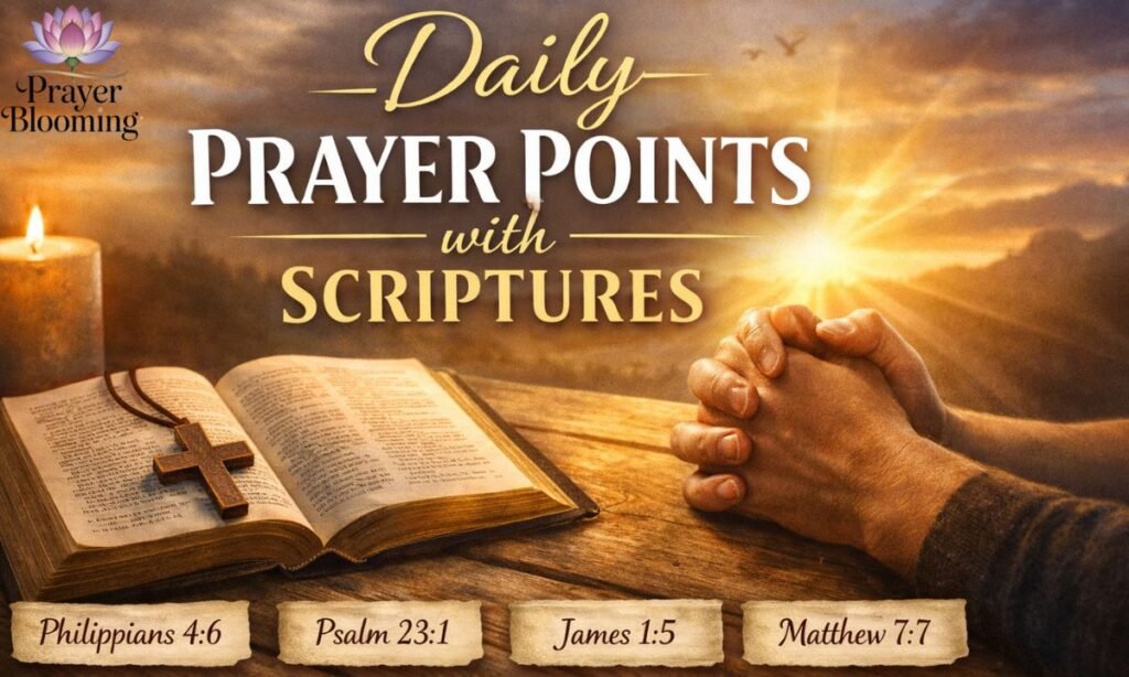 Daily prayer points with scriptures