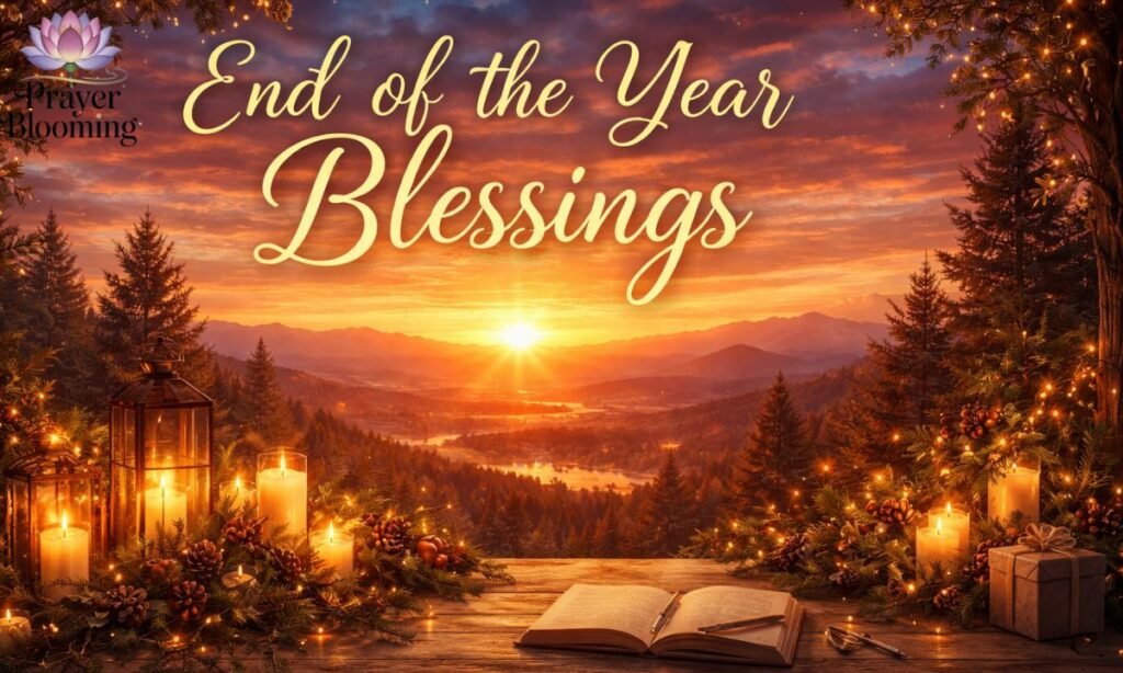 End of the year blessings