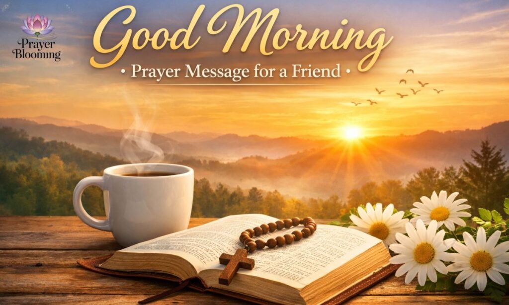 Good morning prayer message for a friend
