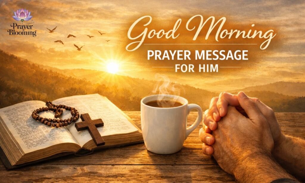 Good morning prayer message for him
