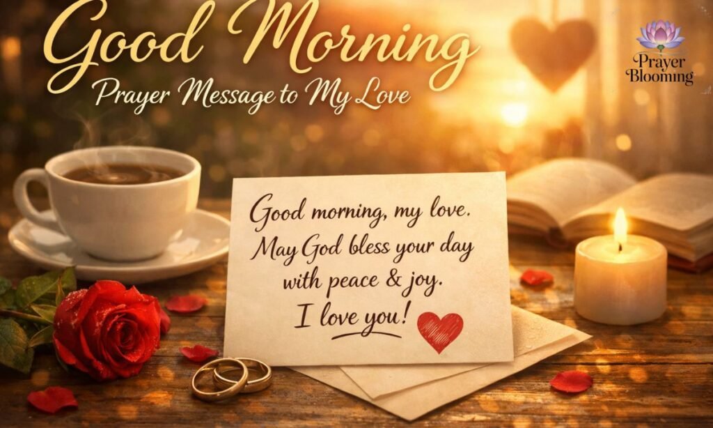 Good morning prayer message to my love