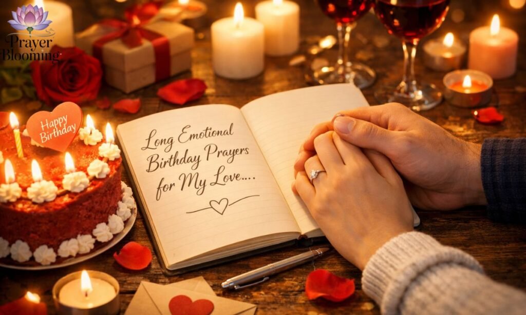 Long emotional birthday prayers for lover