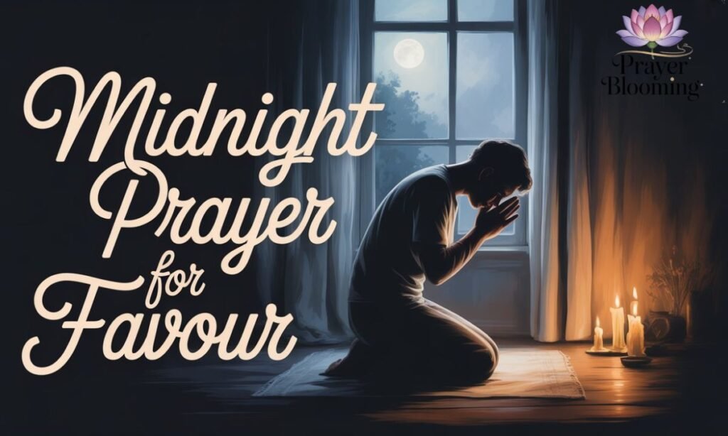 Midnight prayer for favour