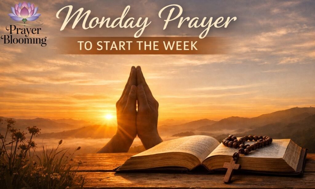 Monday prayer to start the week