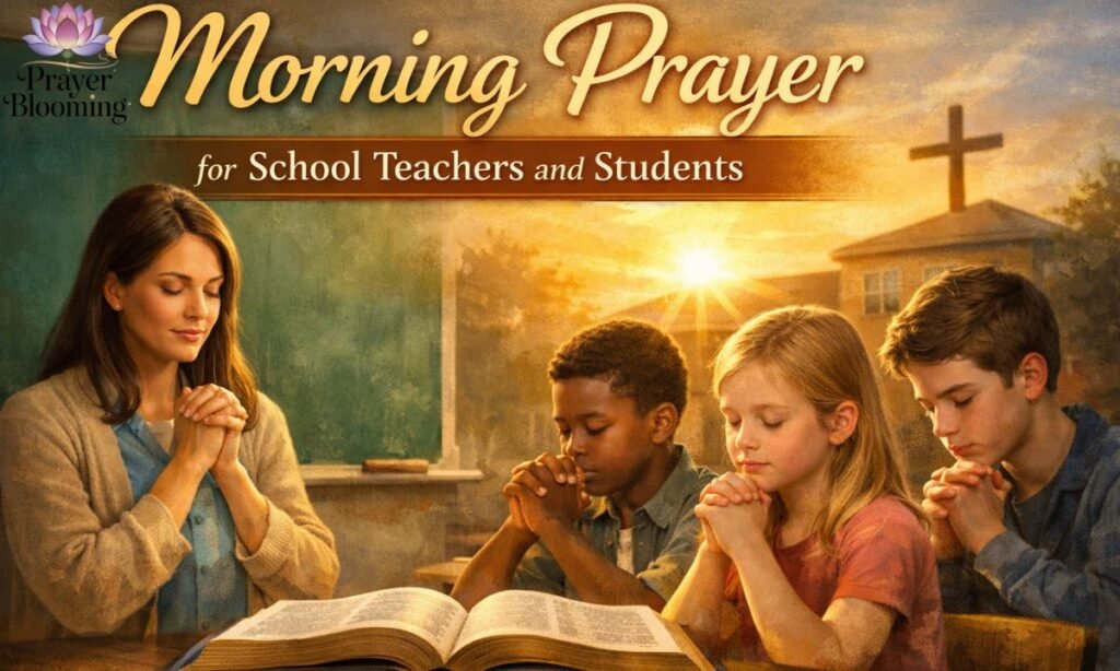 Morning prayer for school teachers and students