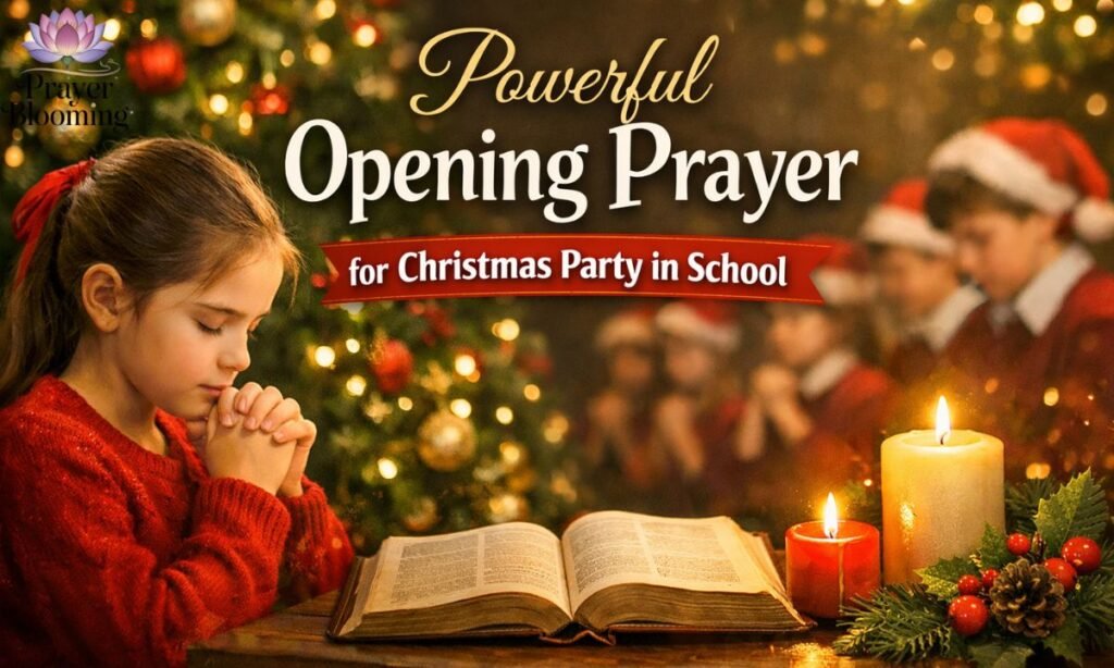 Powerful opening prayer for christmas party in school