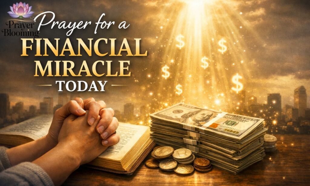 Prayer for a financial miracle today