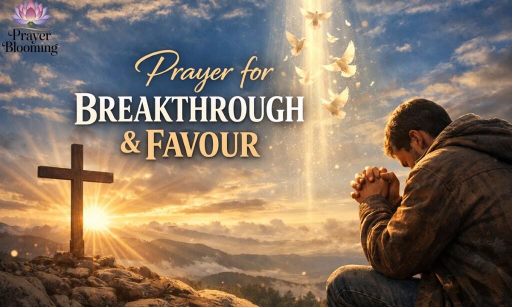 Prayer for breakthrough and favour
