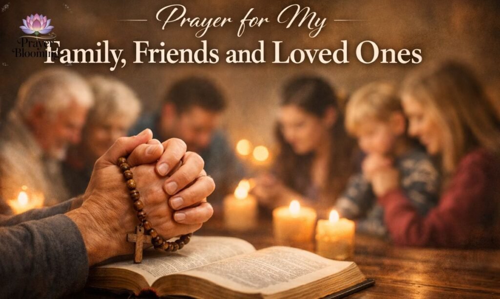 Prayer for my family, friends and loved ones