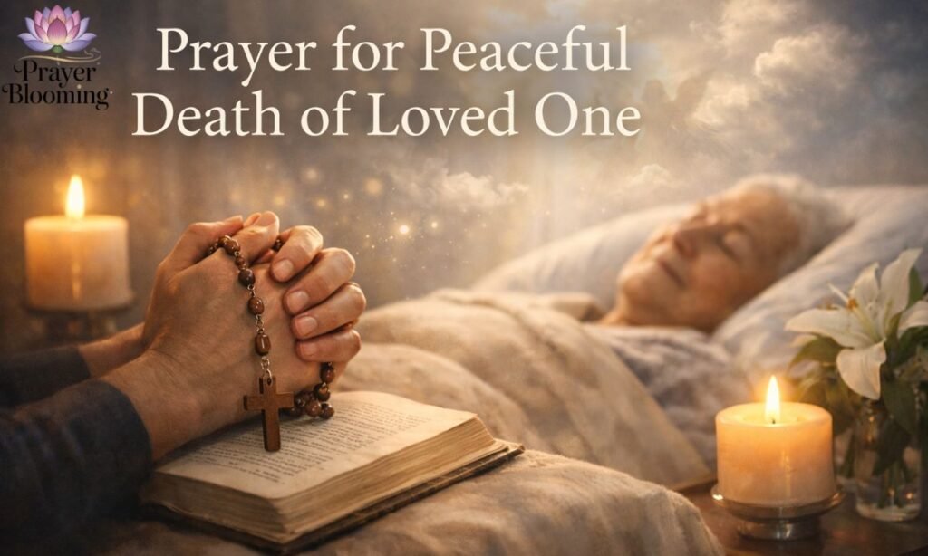 Prayer for peaceful death of loved one