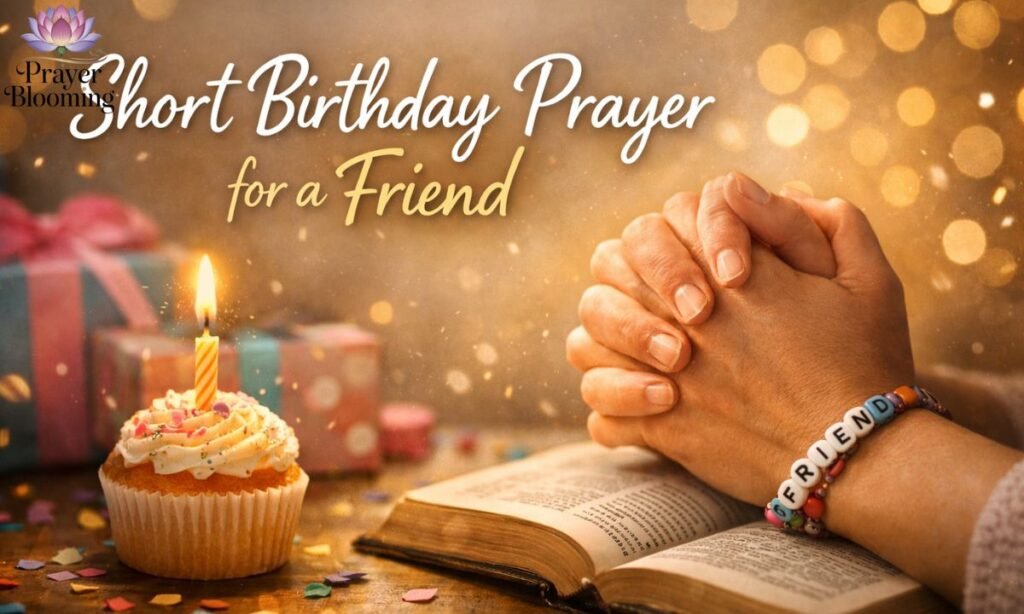 Short birthday prayer for a friend