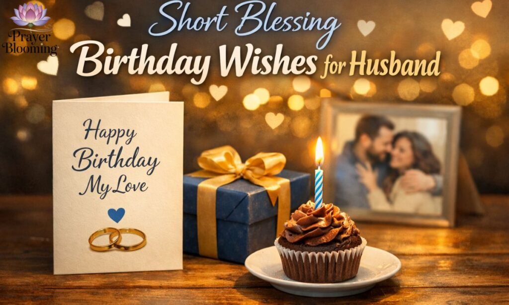 Short blessing birthday wishes for husband