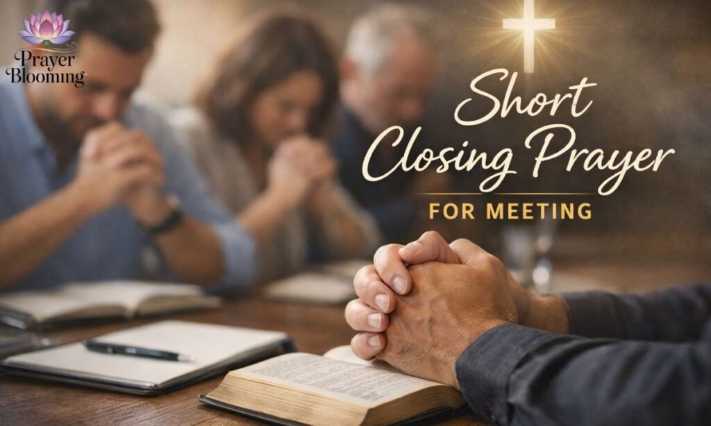 Short closing prayer for meeting