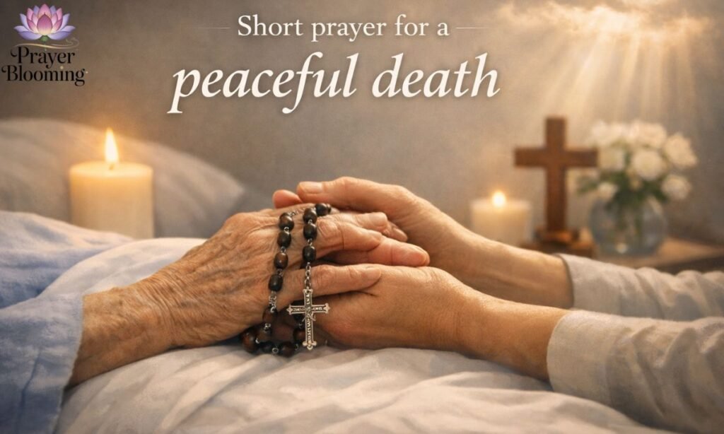 Short prayer for a peaceful death