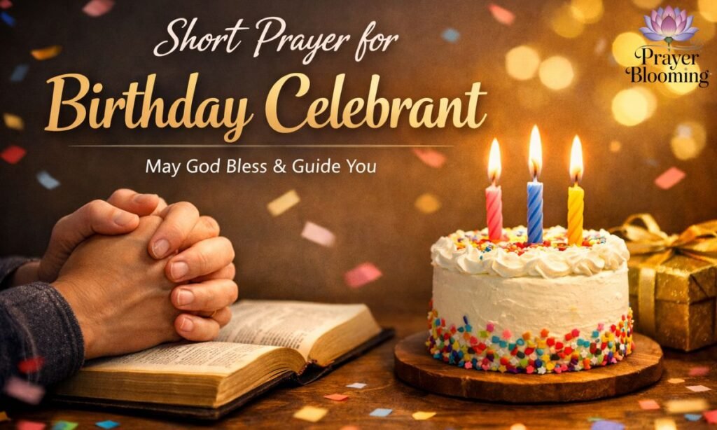 Short prayer for birthday celebrant