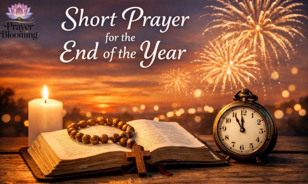 Short prayer for the end of the year
