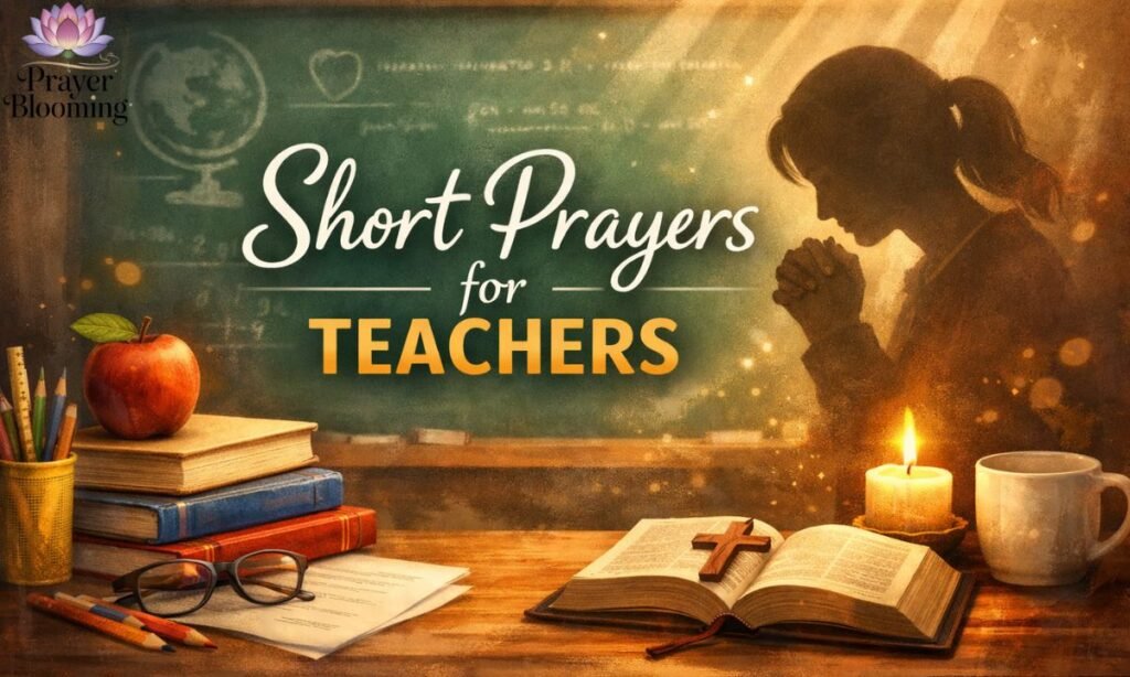 Short prayers for teachers