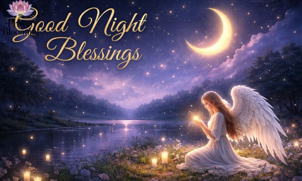 Spiritual beautiful good night blessings