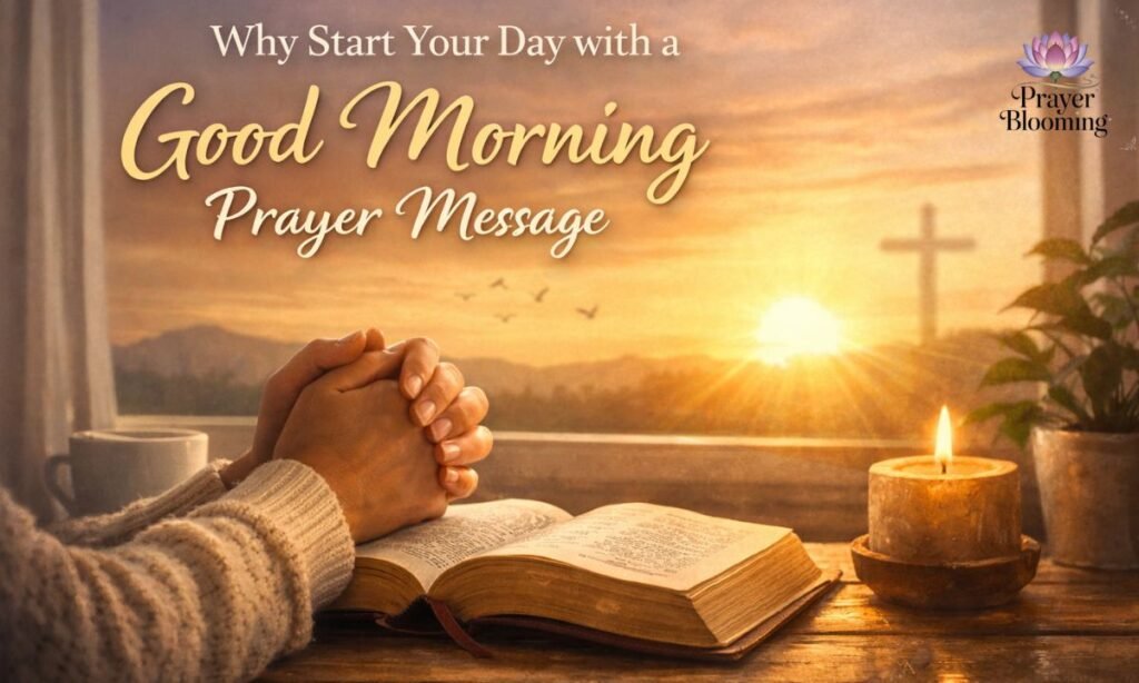 Why Start Your Day with a Good Morning Prayer Message