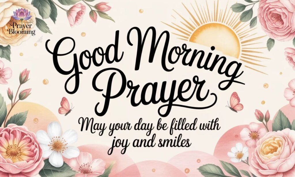 good morning prayer for her to smile