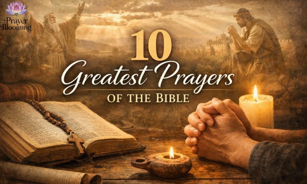 10 greatest prayers of the Bible