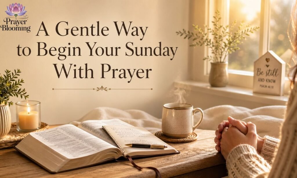 A Gentle Way to Begin Your Sunday With Prayer
