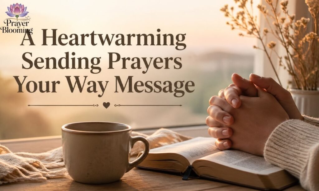 A Heartwarming Sending Prayers Your Way Message