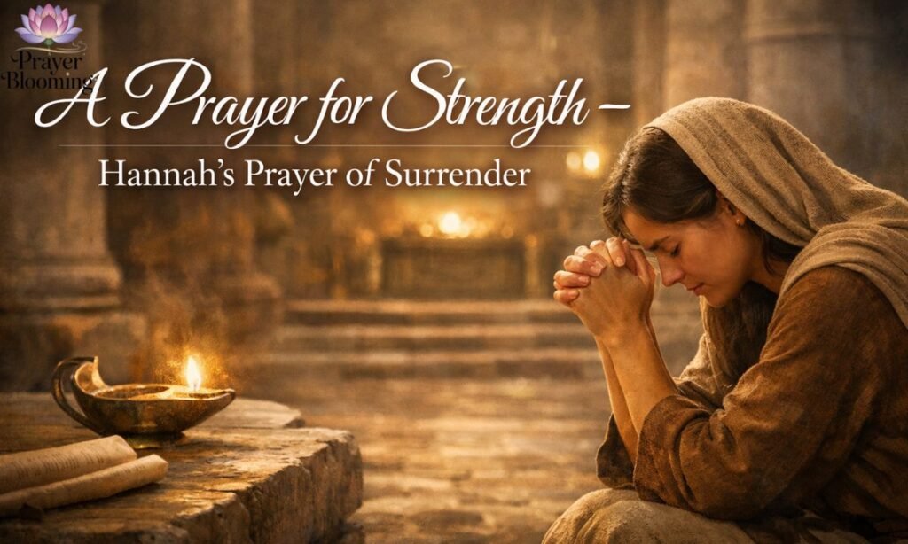 A Prayer for Strength — Hannah’s Prayer of Surrender