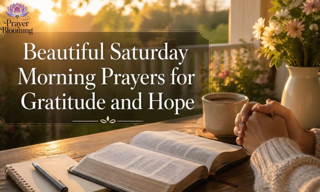 Beautiful Saturday Morning Prayers for Gratitude and Hope