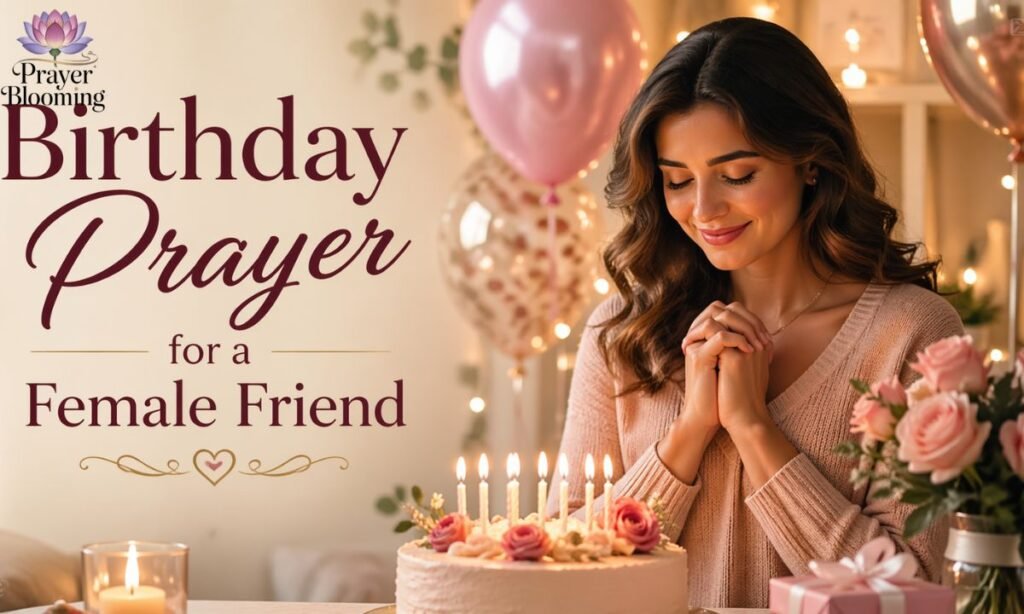 Birthday prayer for a female friend