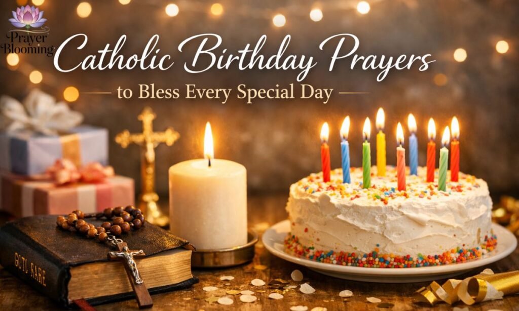 Catholic birthday prayers to bless every special day