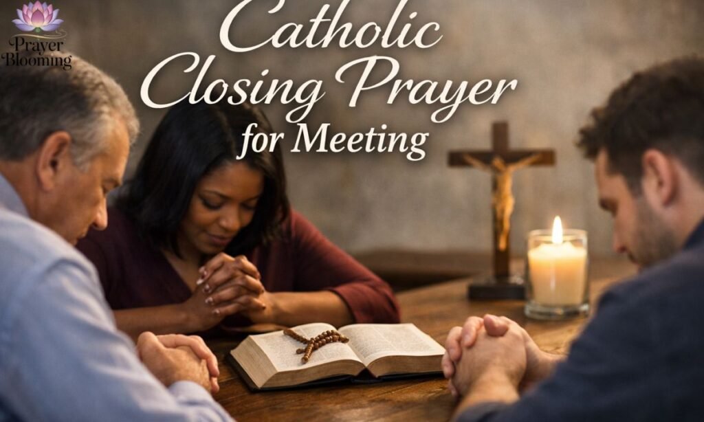 Catholic closing prayer for meeting