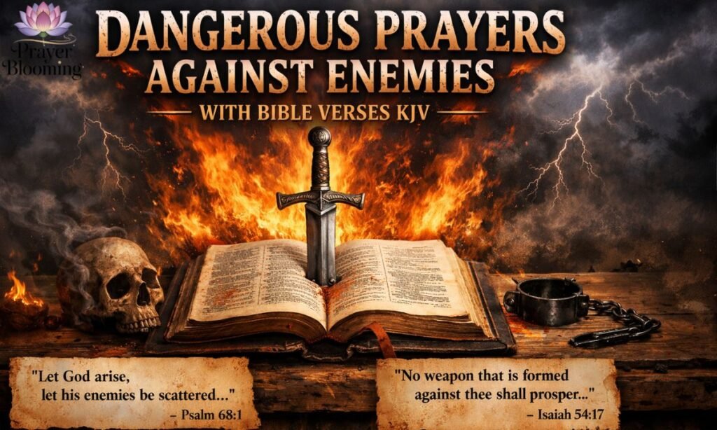 Dangerous prayers against enemies with Bible verses KJV