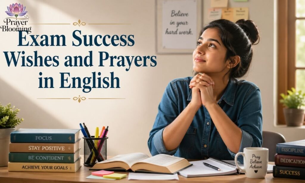 Exam success wishes and prayers in english