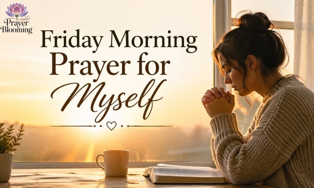 Friday morning prayer for myself