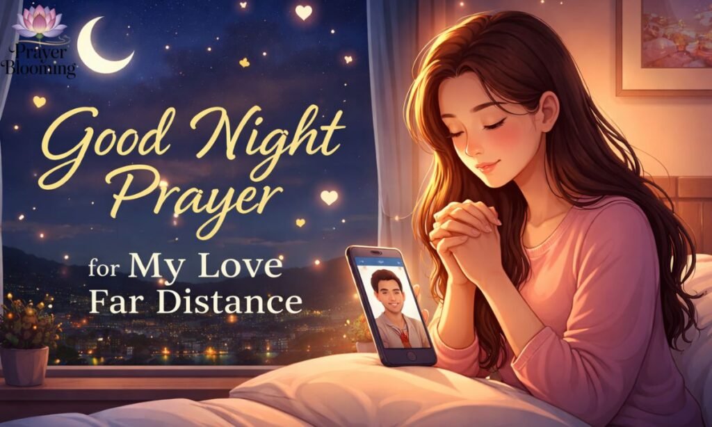 Good Night Prayer for My Love Far Distance