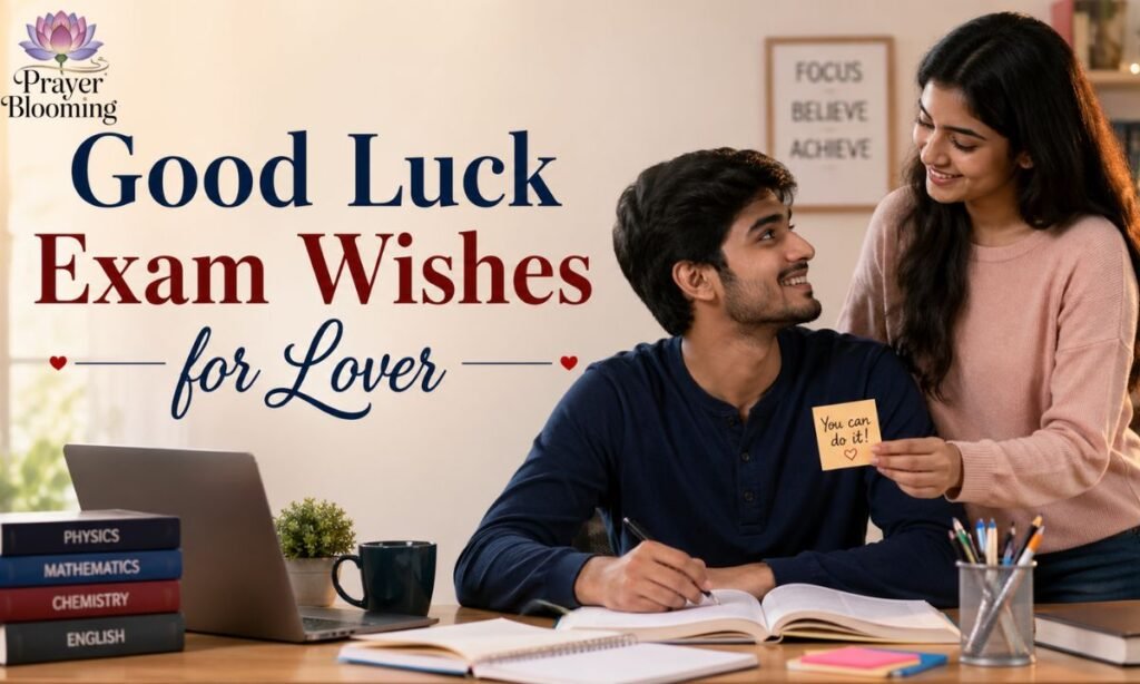 Good luck exam wishes for lover