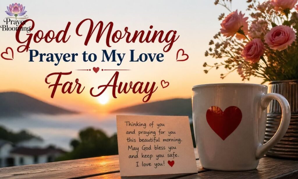 Good morning prayer to my love far away