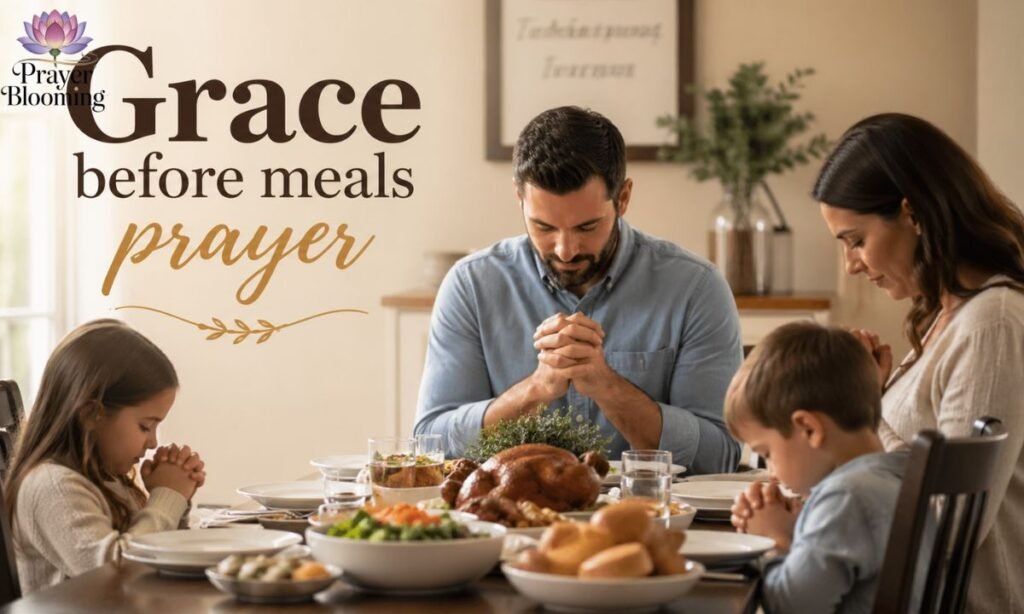 Grace before meals prayer