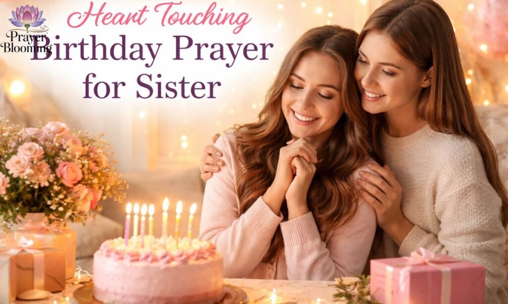 Heart touching birthday prayer for sister