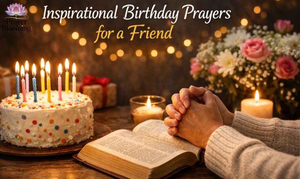 Inspirational birthday prayers for a friend