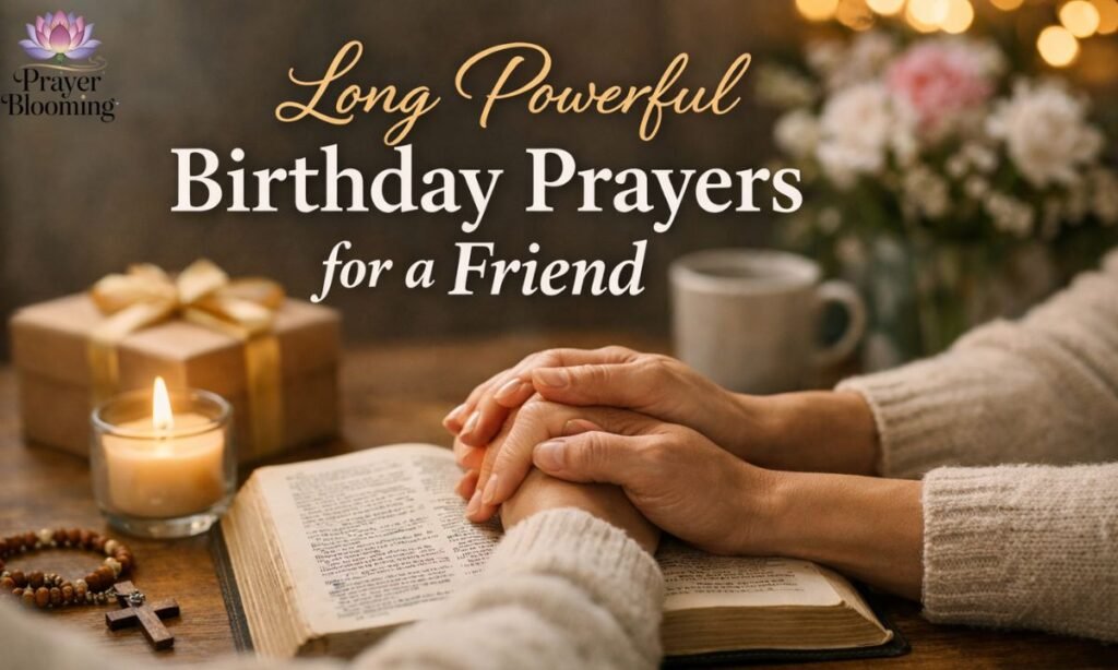 Long powerful birthday prayers for a friend