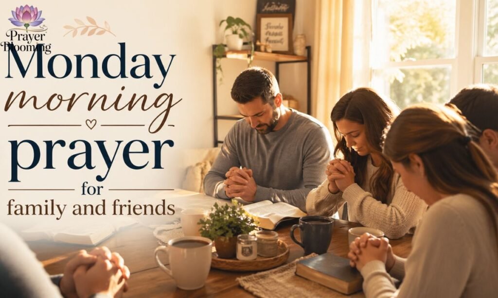 Monday morning prayer for family and friends