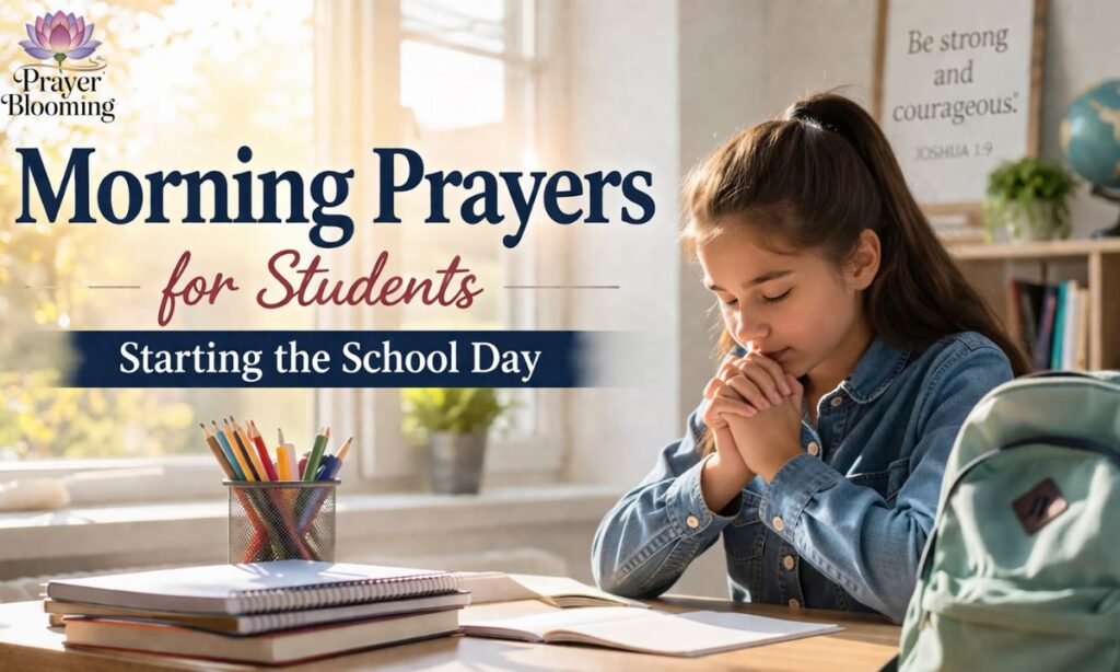 Morning Prayers for Students Starting the School Day