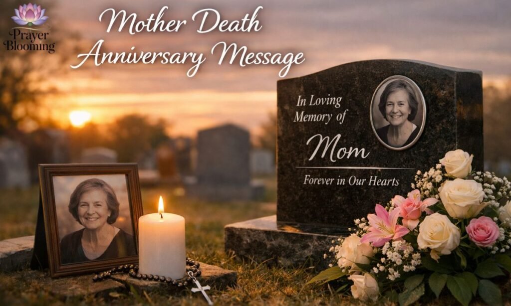 Mother death anniversary message