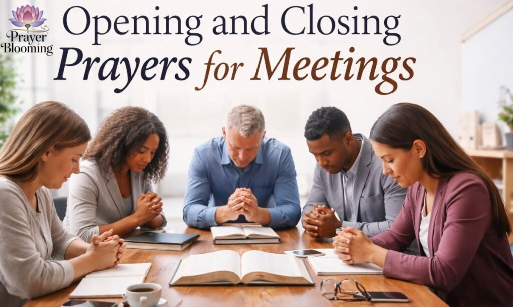 Opening and closing prayer for meeting (2)