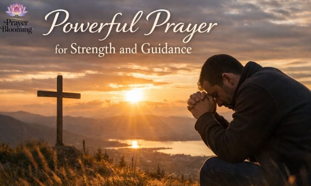 Powerful prayer for strength and guidance