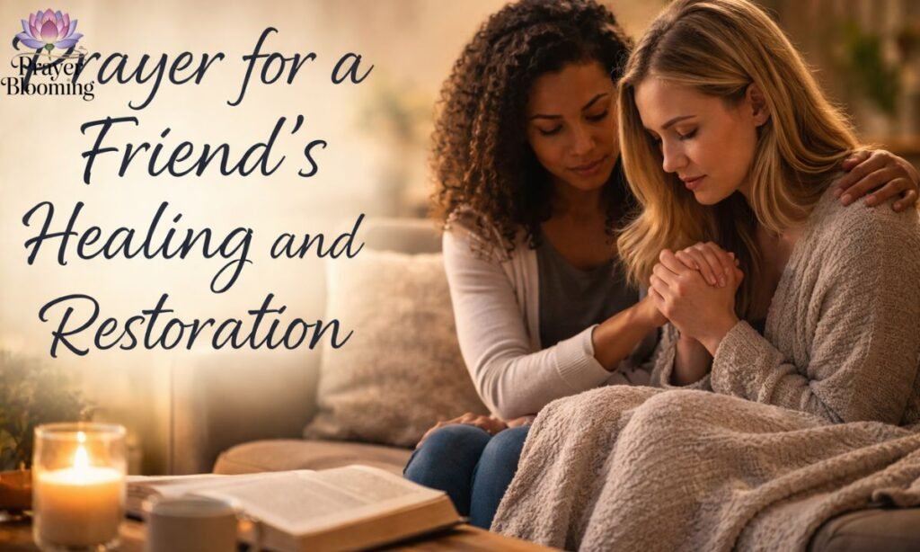 Prayer for a Friend’s Healing and Restoration